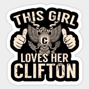 CLIFTON Sticker